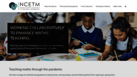 What Ncetm.org.uk website looked like in 2021 (2 years ago)