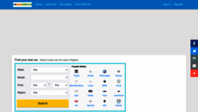 What Nigeriacarmart.com website looked like in 2021 (2 years ago)