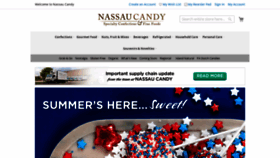 What Nassaucandy.com website looked like in 2021 (2 years ago)