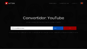 What Notube.site website looked like in 2021 (5 years ago)