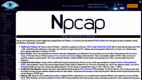 What Npcap.org website looked like in 2021 (2 years ago)
