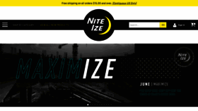 What Niteize.com website looked like in 2021 (2 years ago)