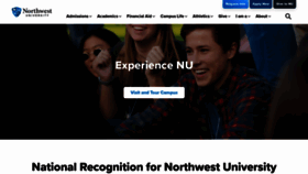 What Northwestu.edu website looked like in 2021 (4 years ago)