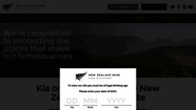 What Nzwine.com website looked like in 2021 (2 years ago)