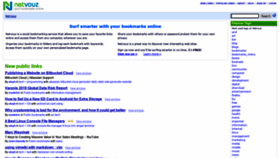 What Netvouz.com website looked like in 2021 (2 years ago)