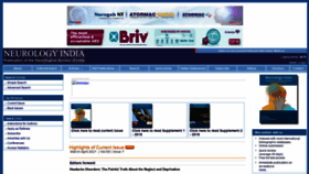 What Neurologyindia.com website looked like in 2021 (2 years ago)