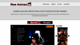 What Nowanimes.com website looked like in 2021 (2 years ago)