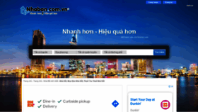 What Nhaban.com.vn website looked like in 2021 (2 years ago)