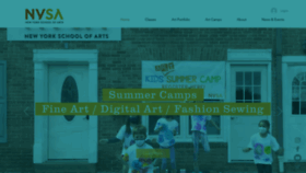 What Nyschoolarts.com website looked like in 2021 (2 years ago)