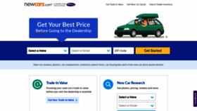 What Newcars.com website looked like in 2021 (2 years ago)