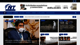 What Noticiastehuacan.com website looked like in 2021 (2 years ago)
