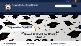 What Newarkunified.org website looked like in 2021 (2 years ago)
