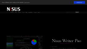What Nisus.com website looked like in 2021 (2 years ago)