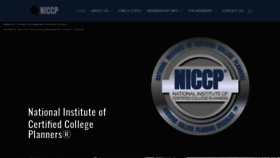 What Niccp.com website looked like in 2021 (2 years ago)