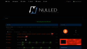 What Nulled.to website looked like in 2021 (2 years ago)