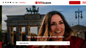 What Neweuropetours.eu website looked like in 2021 (2 years ago)