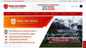 What Nhaantoan.com website looked like in 2021 (2 years ago)