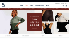 What Nimbleactivewear.com website looked like in 2021 (2 years ago)