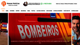 What Nossasnoticias.com.br website looked like in 2021 (3 years ago)