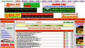 What Nhadatvang.vn website looked like in 2021 (2 years ago)