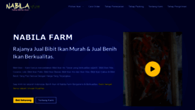 What Nabilafarm.com website looked like in 2021 (2 years ago)