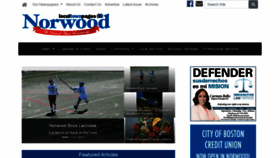 What Norwoodtownnews.com website looked like in 2021 (2 years ago)