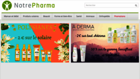 What Notrepharma.com website looked like in 2021 (2 years ago)
