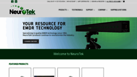 What Neurotekcorp.com website looked like in 2021 (2 years ago)