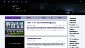 What Newislamicdirections.com website looked like in 2021 (2 years ago)