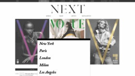 What Nextmodels.com website looked like in 2021 (2 years ago)