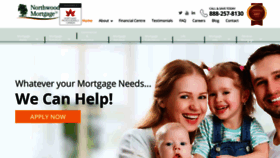 What Northwoodmortgage.com website looked like in 2021 (2 years ago)