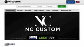 What Nccustom.com website looked like in 2021 (2 years ago)