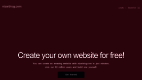 What Nizarblog.com website looked like in 2021 (2 years ago)
