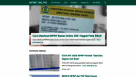 What Npwponline.com website looked like in 2021 (2 years ago)