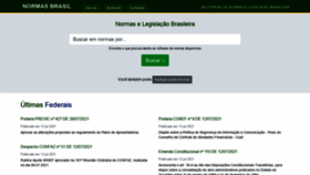 What Normasbrasil.com.br website looked like in 2021 (4 years ago)