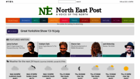 What Northeastpost.co.uk website looked like in 2021 (2 years ago)