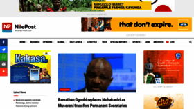 What Nilepost.co.ug website looked like in 2021 (2 years ago)
