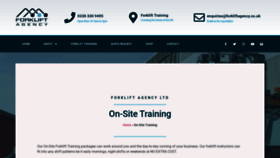What Nationwideforklifttraining.co.uk website looked like in 2021 (2 years ago)