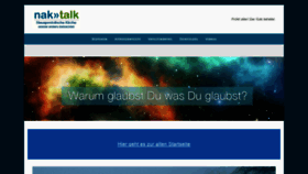 What Naktalk.de website looked like in 2021 (2 years ago)