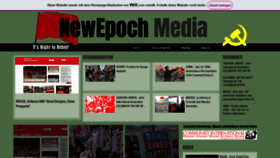 What Newepoch.media website looked like in 2021 (3 years ago)