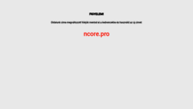 What Ncore.cc website looked like in 2021 (2 years ago)