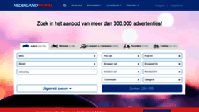 What Nederlandmobiel.nl website looked like in 2021 (2 years ago)