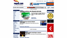What Napoli.com website looked like in 2021 (2 years ago)