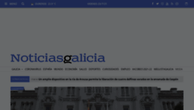 What Noticiasgalicia.com website looked like in 2021 (2 years ago)