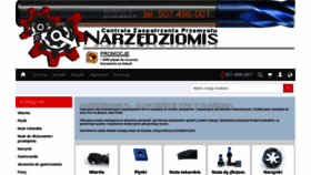 What Narzedziomis.pl website looked like in 2021 (2 years ago)