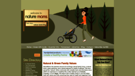 What Naturemoms.com website looked like in 2021 (2 years ago)