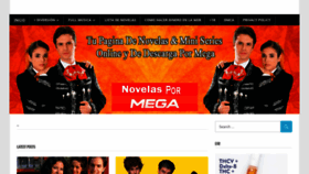 What Novelas.pormega.com website looked like in 2021 (2 years ago)