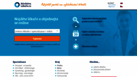 What Navstevalekare.cz website looked like in 2021 (2 years ago)