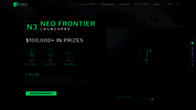 What Neo.org website looked like in 2021 (2 years ago)