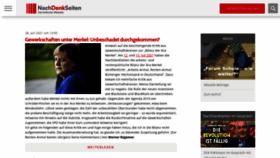 What Nachdenkseiten.de website looked like in 2021 (2 years ago)